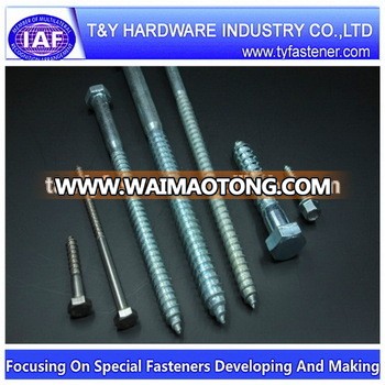 lag screw double thread lag screw